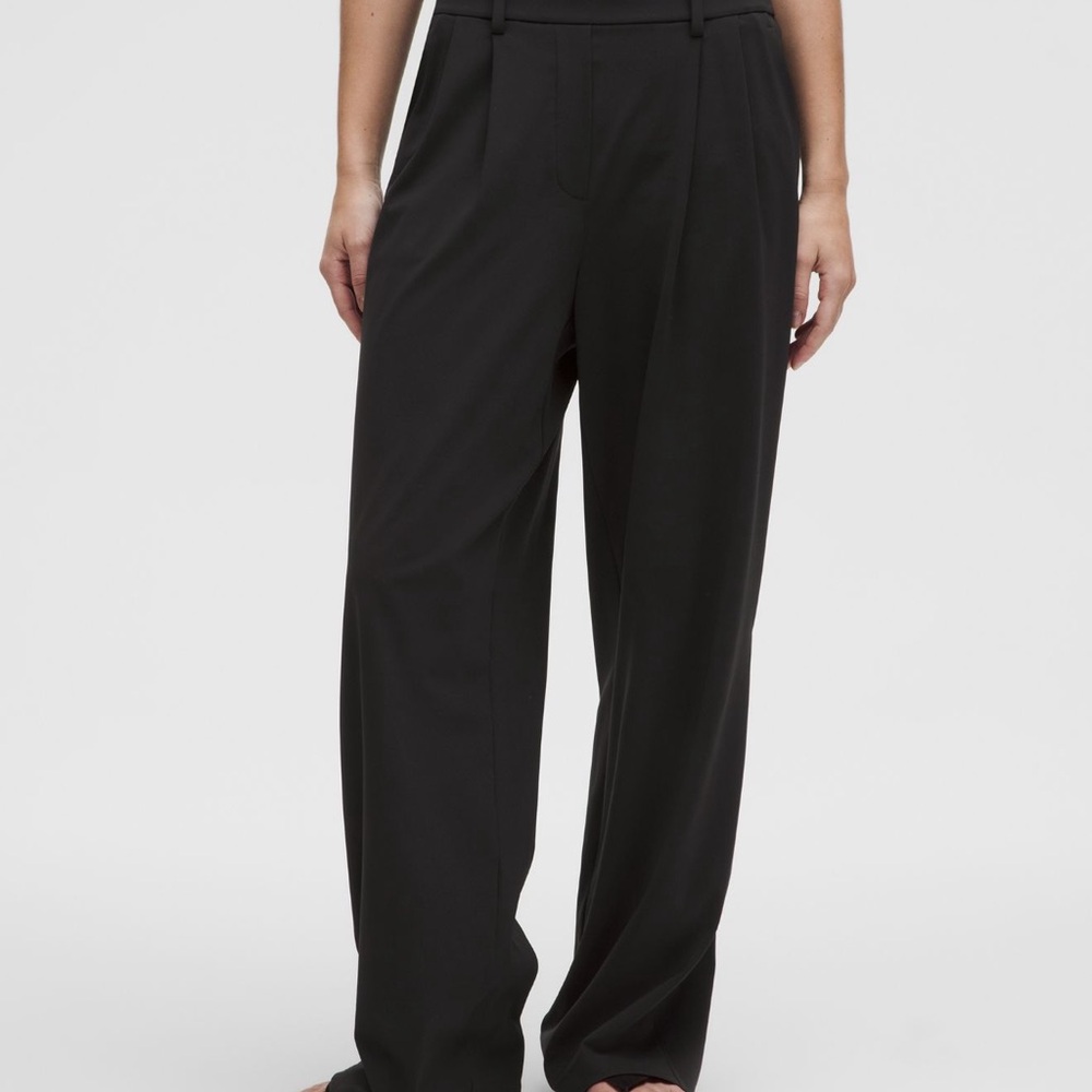 lululemon athletica Black Wide-Leg Trousers - Picture 5 of 12